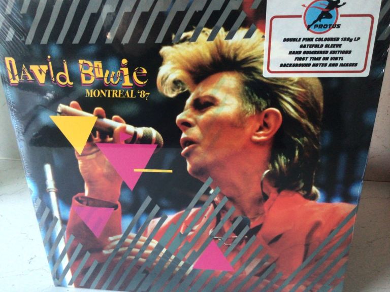 image for DAVID BOWIE MONTREAL 1987 ON DOUBLE PINK COLOURED VINYL 