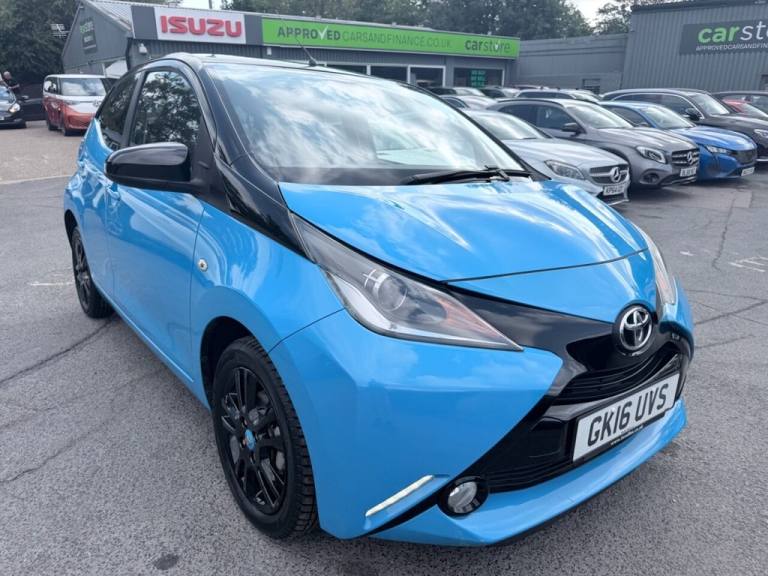 2016 Toyota AYGO Blue 1.0 VVT-i x-cite Hatchback, 19,000 miles, Euro 6, 5-Speed manual, 7in  Hatc...