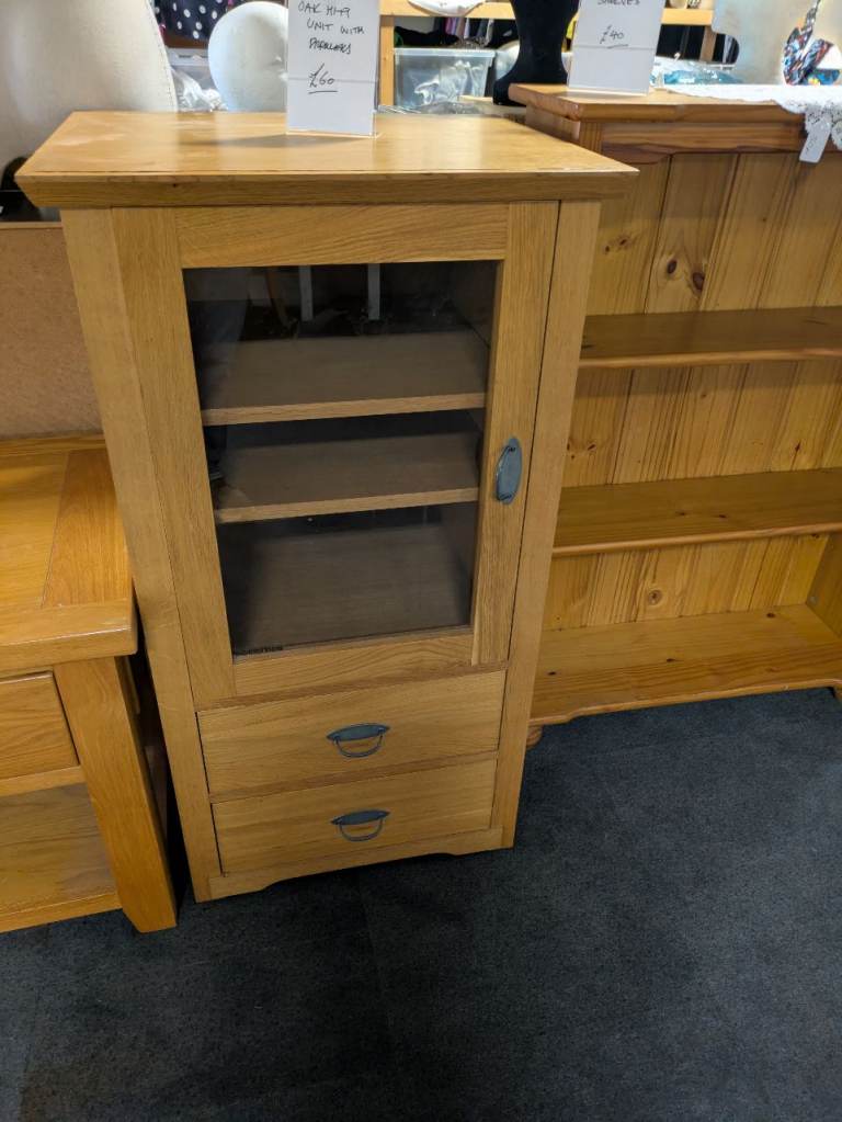HIFI / DISPLAY UNIT - TALL OAK