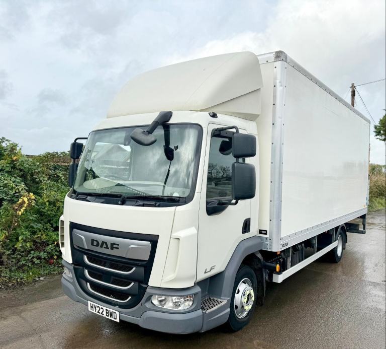 2022 DAF LF45,180 GRP BOX VAN TAIL-LIFT 7.5 TON  155,000 MILES HORSEBOX EURO-6