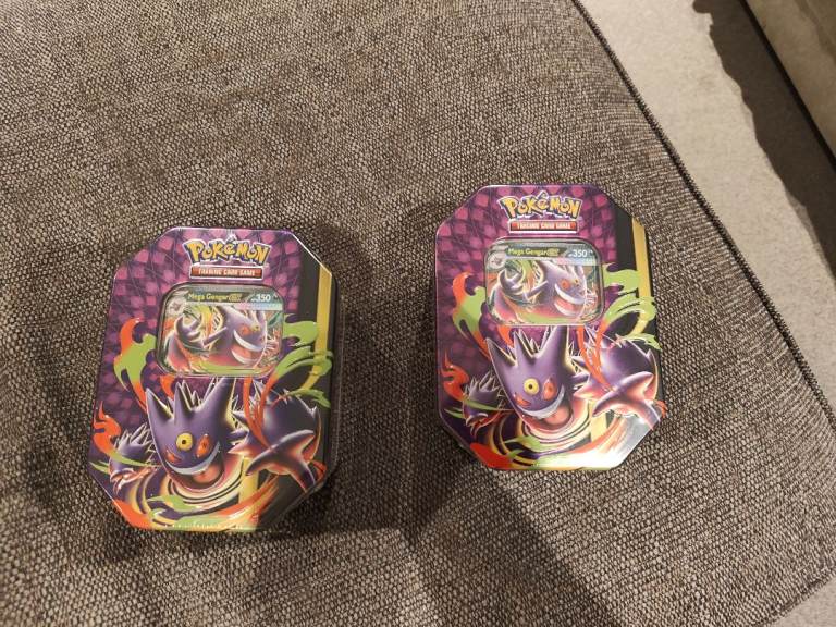 Gengar Pokemon Trading Card Game Tins - New, Sealed