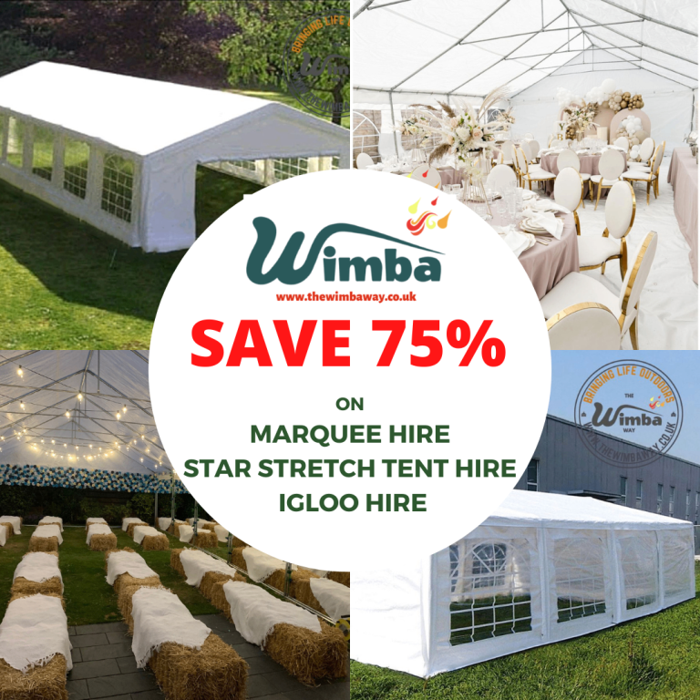 Affordable Marquee & Event Structure Hire - Save 75%! | Wimba DIY Rentals