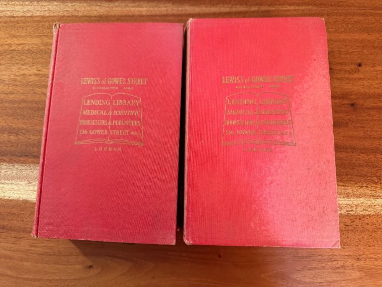The Medical Directory 1952 - Volumes 1 & 2. Lewis's of Gower Street, WC1, London 