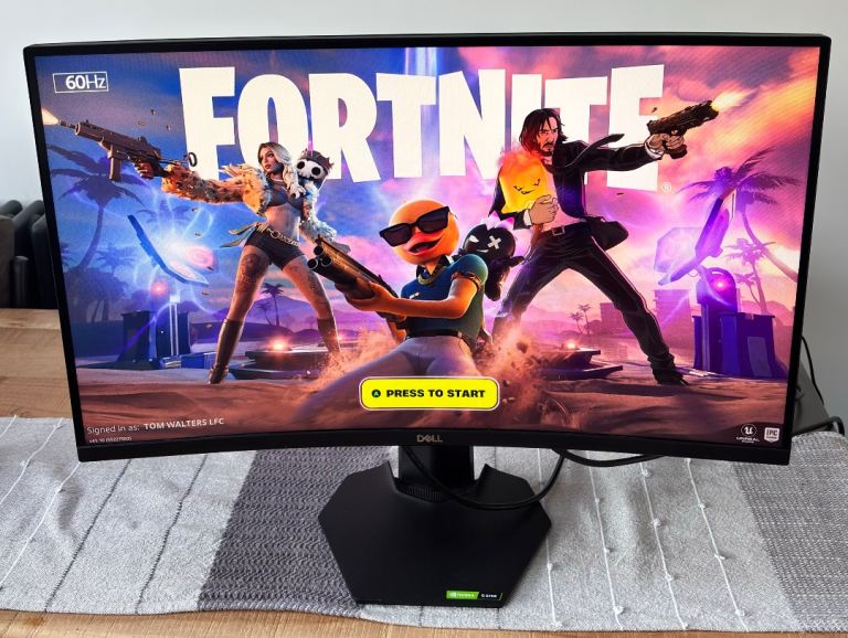 Dell S2721HGF Curved Gaming Monitor – Full HD 144Hz