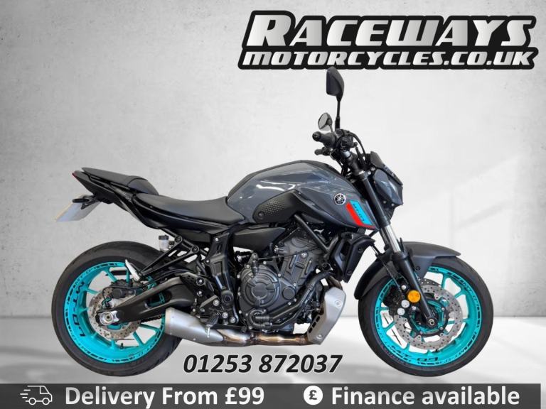 YAMAHA MT-07 2022 22 REG 4,637 MILES GREY USED MOTORCYCLE 689CC
