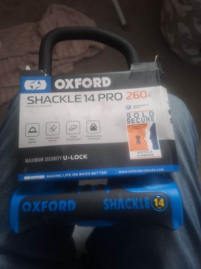 OXFORD SHACKLE 14 PRO 260 BIKE LOCK