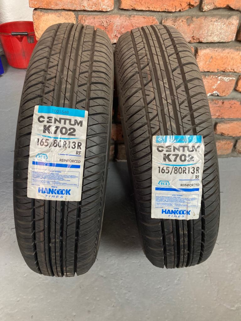 Pair of 165/80/13. Hankook Tyres 