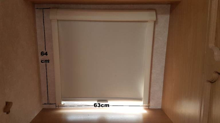 Various sizes window blinds with flynets for camper, caravan, motorhome, boat ect....