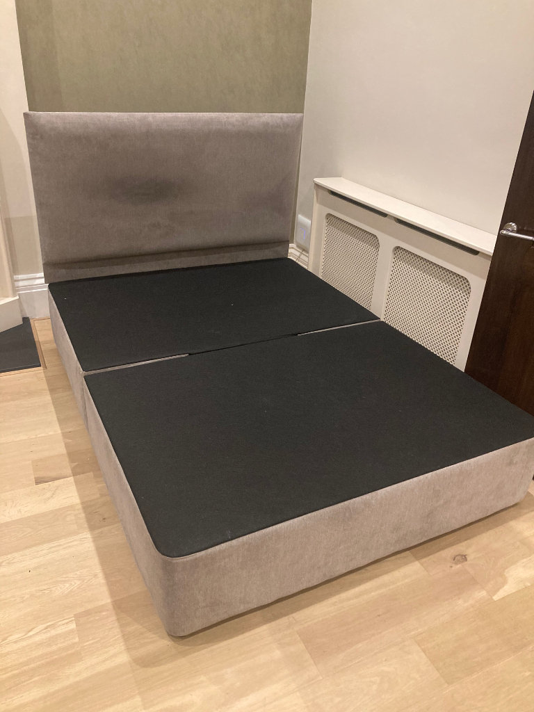 Good quality standard double bed with matching headboard can deliver