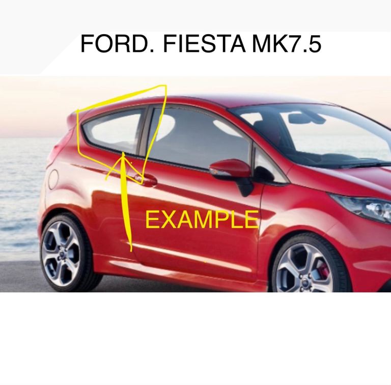 Ford Fiesta  rear window Glass   Breaking spares parts 
