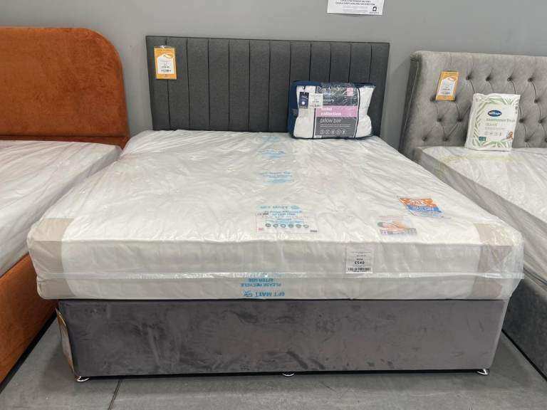 🛏️ Super King Size 6FT Divan Bed + Foam Mattress Order Now Best Deal