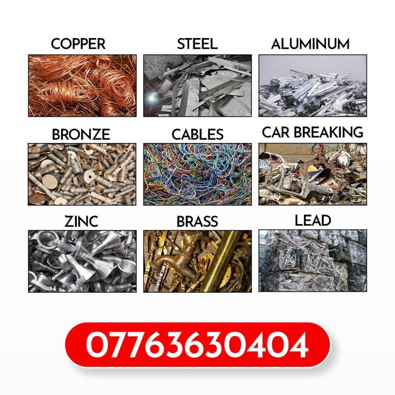 Free Scrap Metal Collection –We Pay Top Prices for Copper, Brass, Lead, Aluminium & More