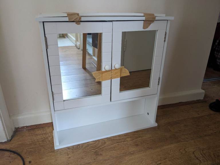 Bathroom cabinet with mirror