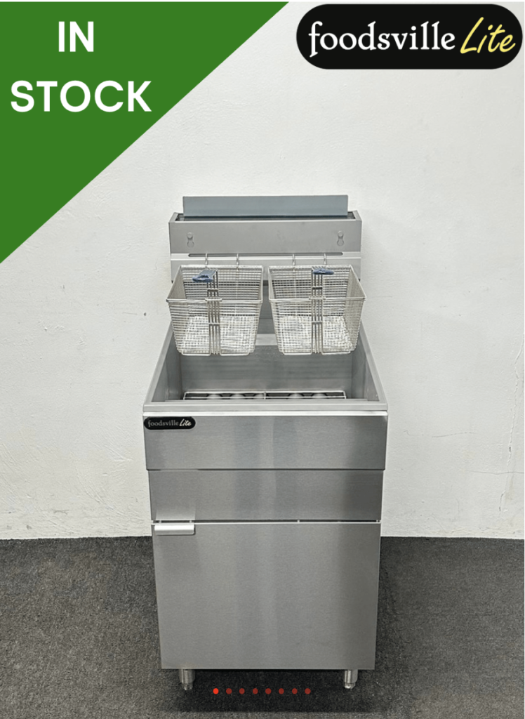 NEW Foodsville Lite 535mm One Pan Two Basket 5 Burner Fryer - PAY OVER 3 MONTHS, WITH WARRANTY!