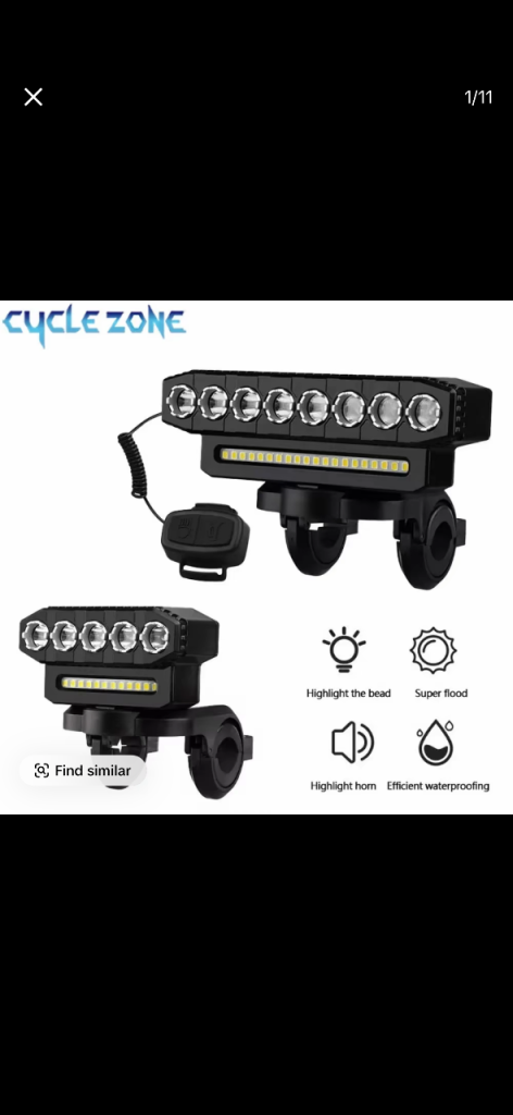 Ebike light/horn