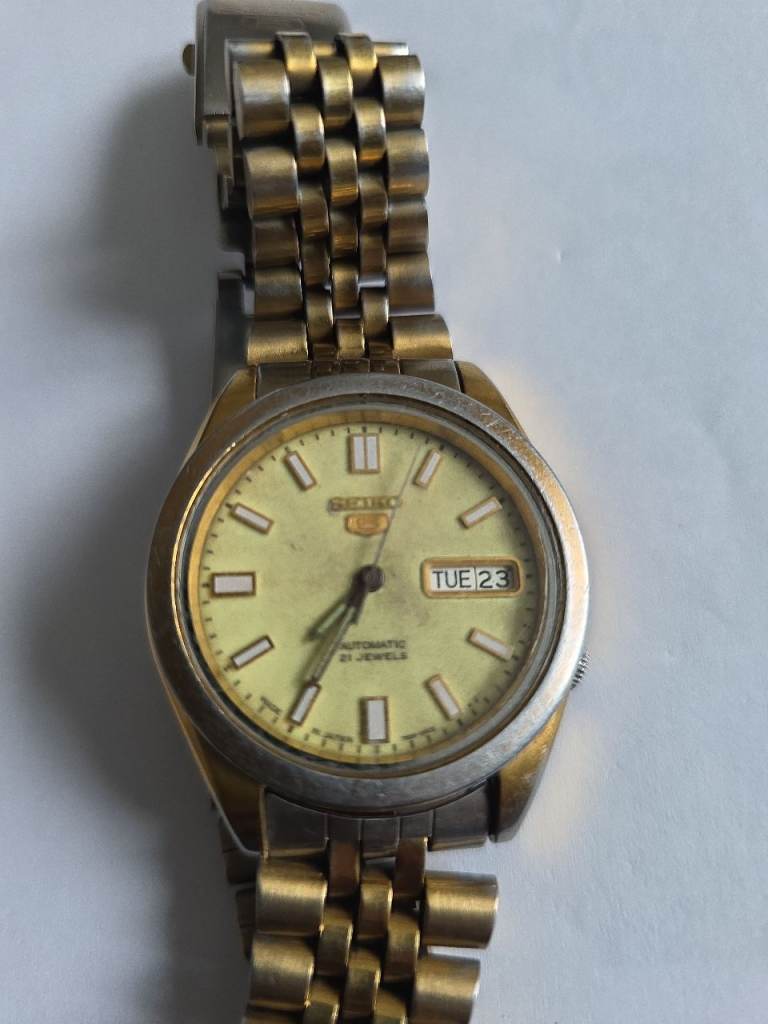 Seiko5 Skeleton automatic watch 