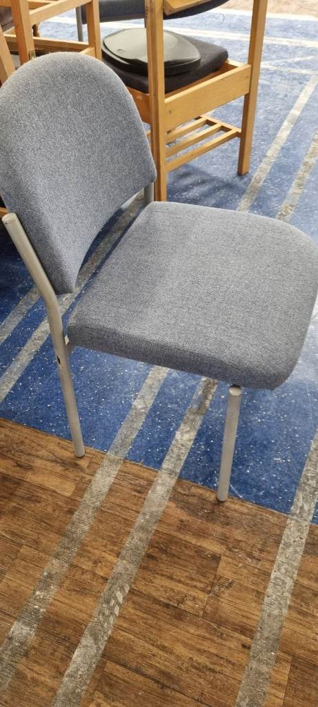 Blue Stacking Chairs