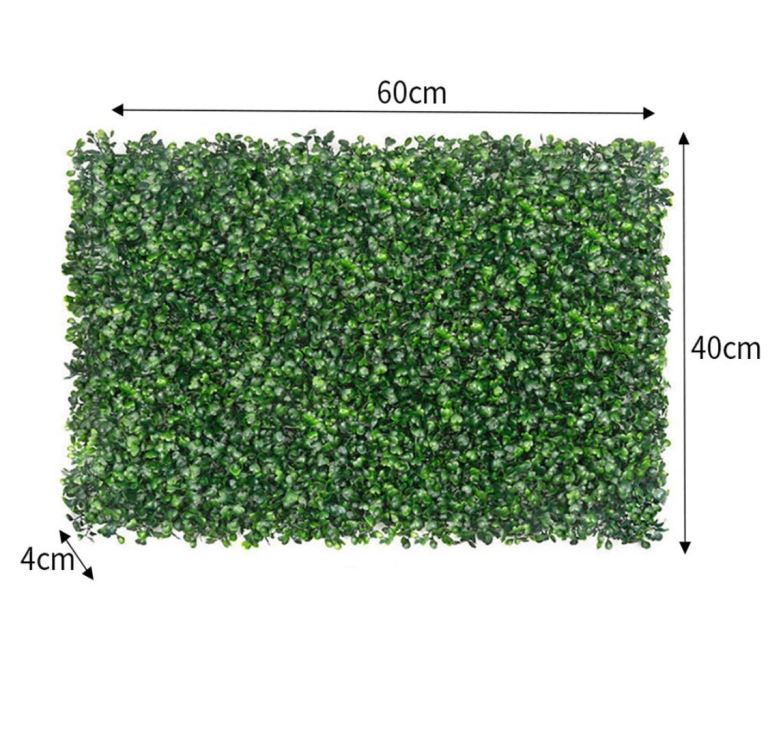 **Reduced** flowers backdrop - artificial rose /grass wall panel