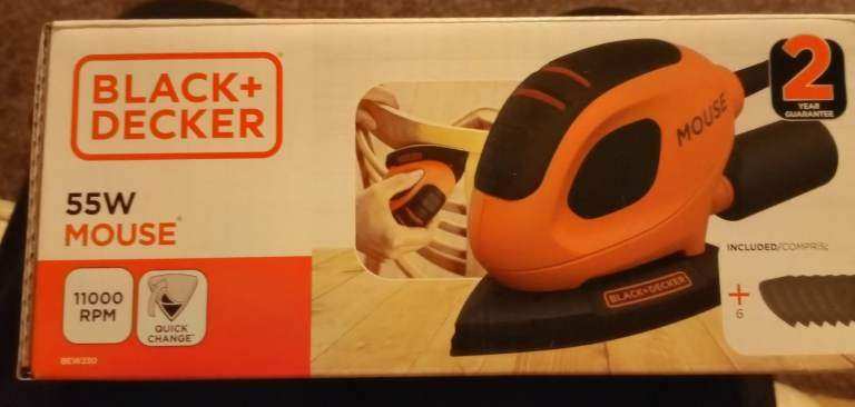 Black & decker 55w mouse sander