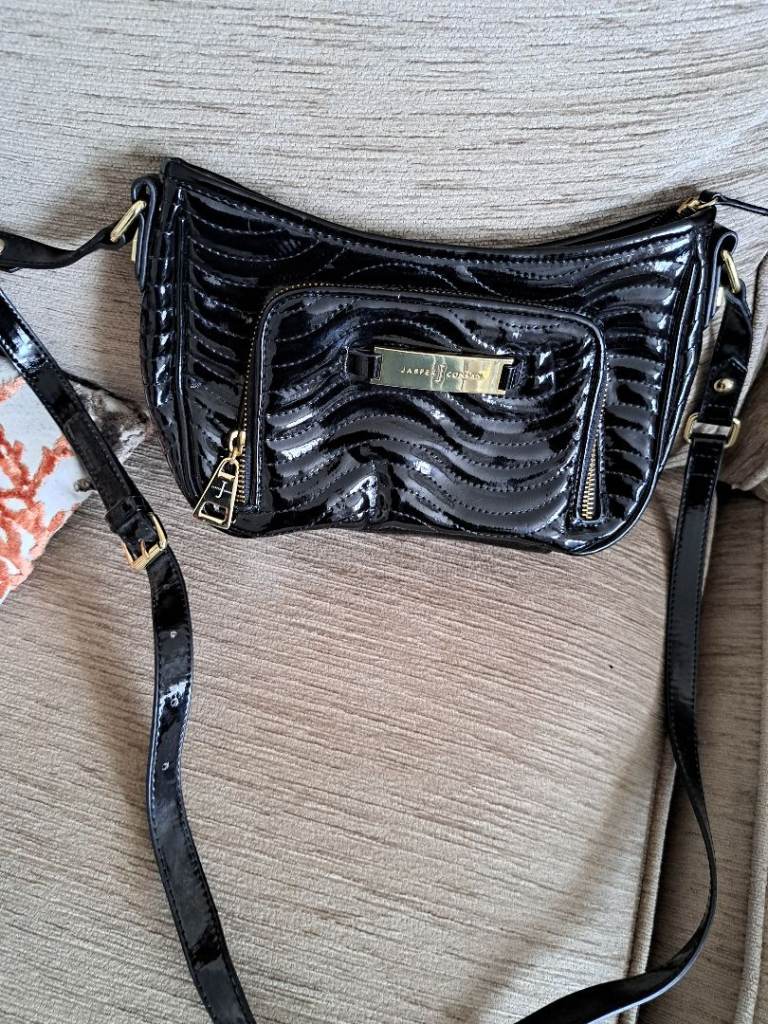 Jasper Conran black patent bag 