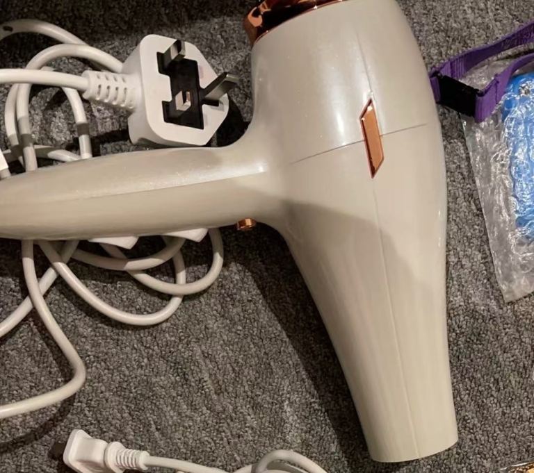 Pearl White & Rose Gold Hairdryer - Great Condition