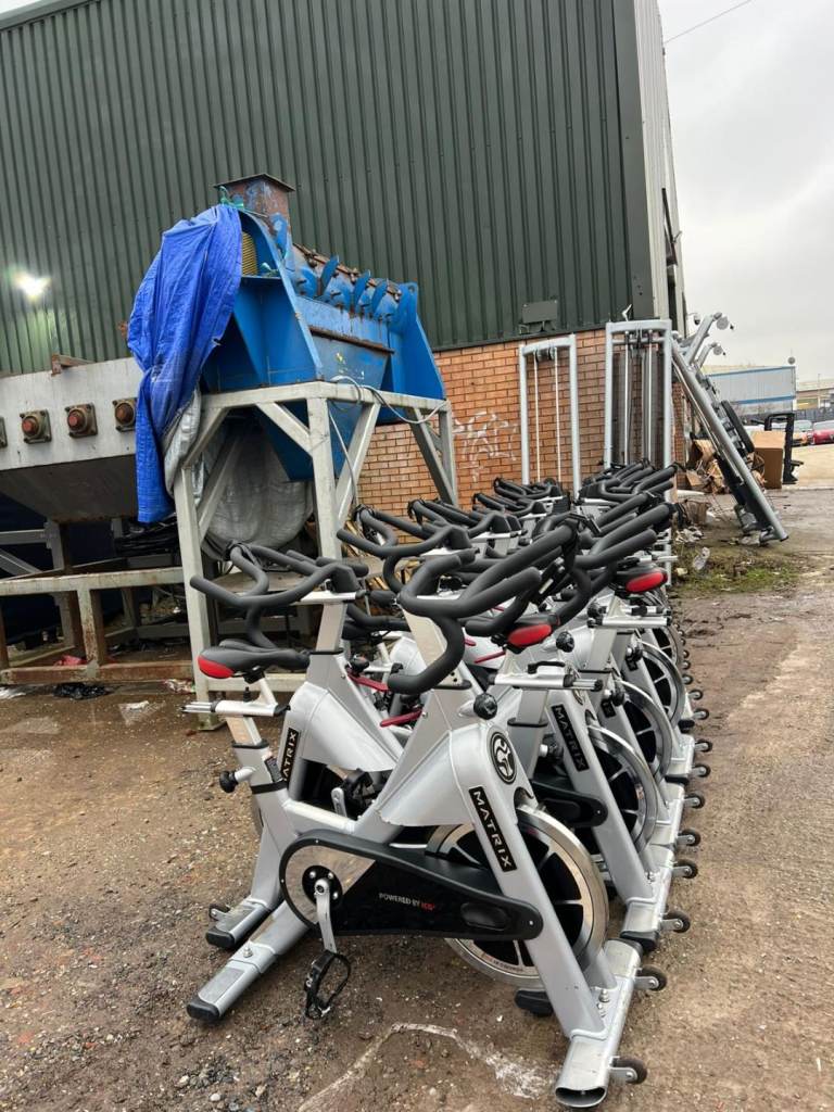 Matrix ICG Indoor Spin Bikes – Commercial Gym Bikes – Used.