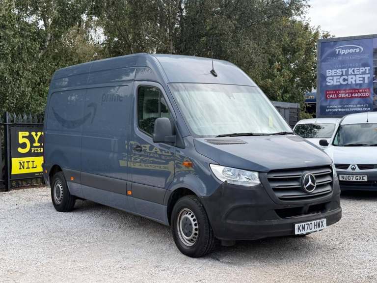 2020 Mercedes-Benz Sprinter 55kWh Progressive Auto FWD L2 H2 5dr 20kW Charger Panel Van Electric ...