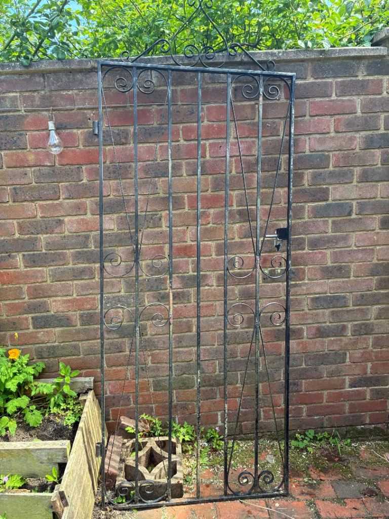 Wrought Iron Garden Gate - Used Condition