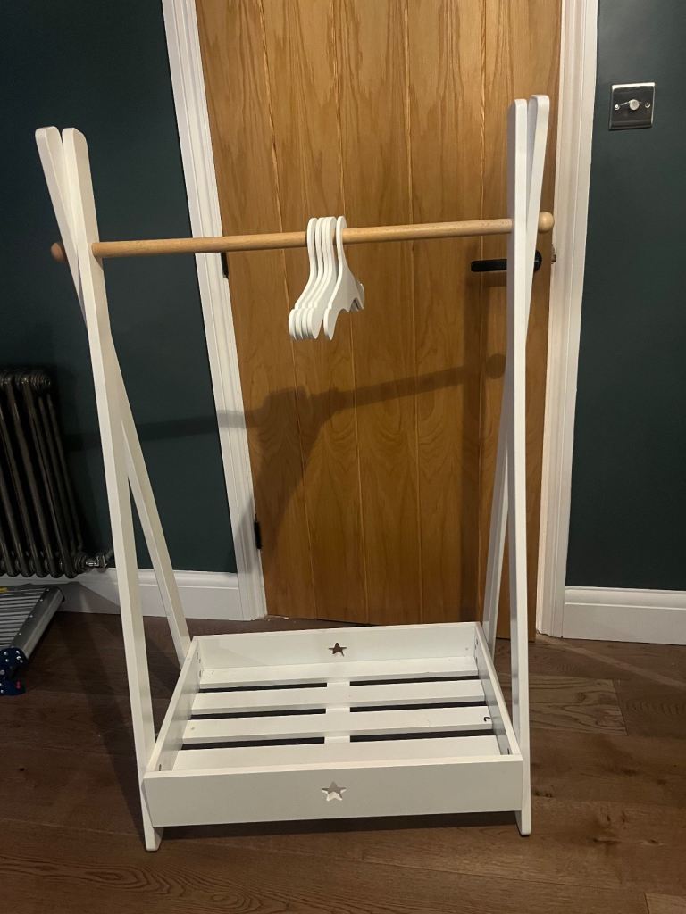The great little trading company wooden clothes/dress up rail 