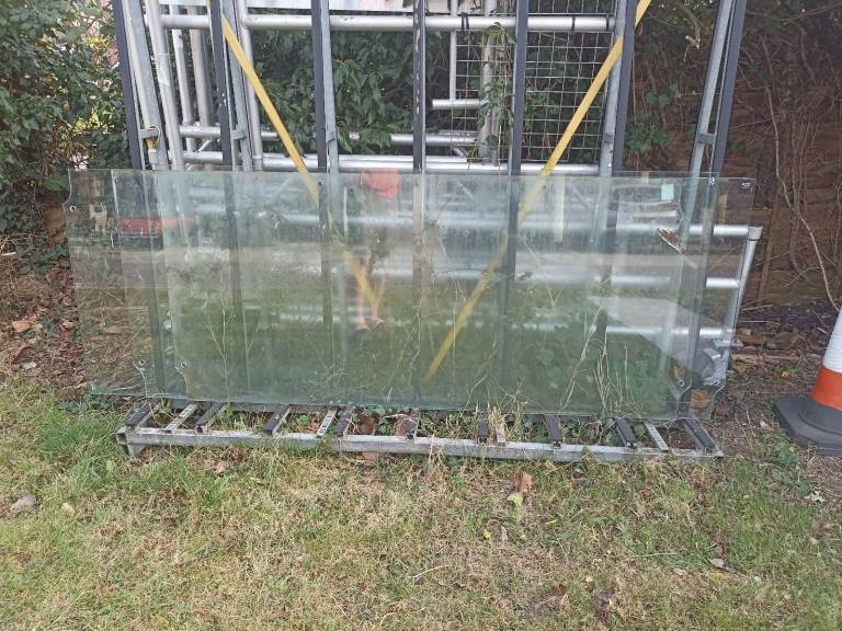 FREE frameless tempered glass door panels 