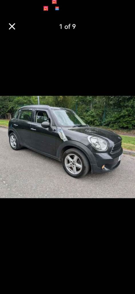 2011 MINI COUNTRYMAN ONE 1,6D 6 SPEED DIESEL M,O,T MARCH 2027 £35 A YEAR ROAD TAX