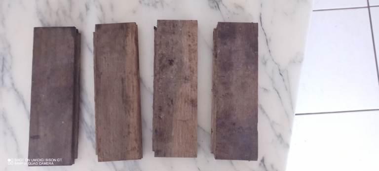 Reclaimed Wood Flooring Blocks - Herringbone Style