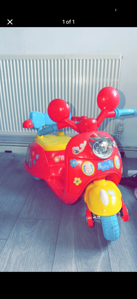 peppa pig electric bike 