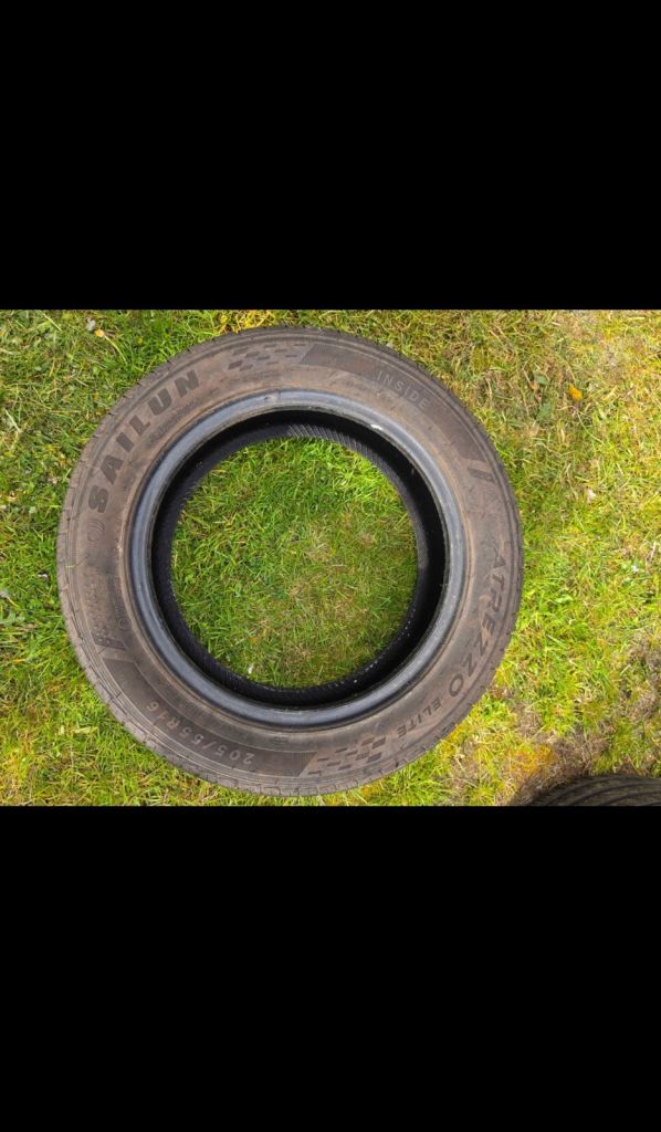 Tyre 205/55/16 used 6mm 