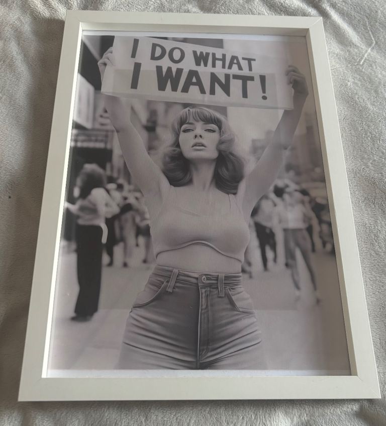 Picture In White Glass Picture Box Picture Frame 30 x 40 CM | in Stoke ...