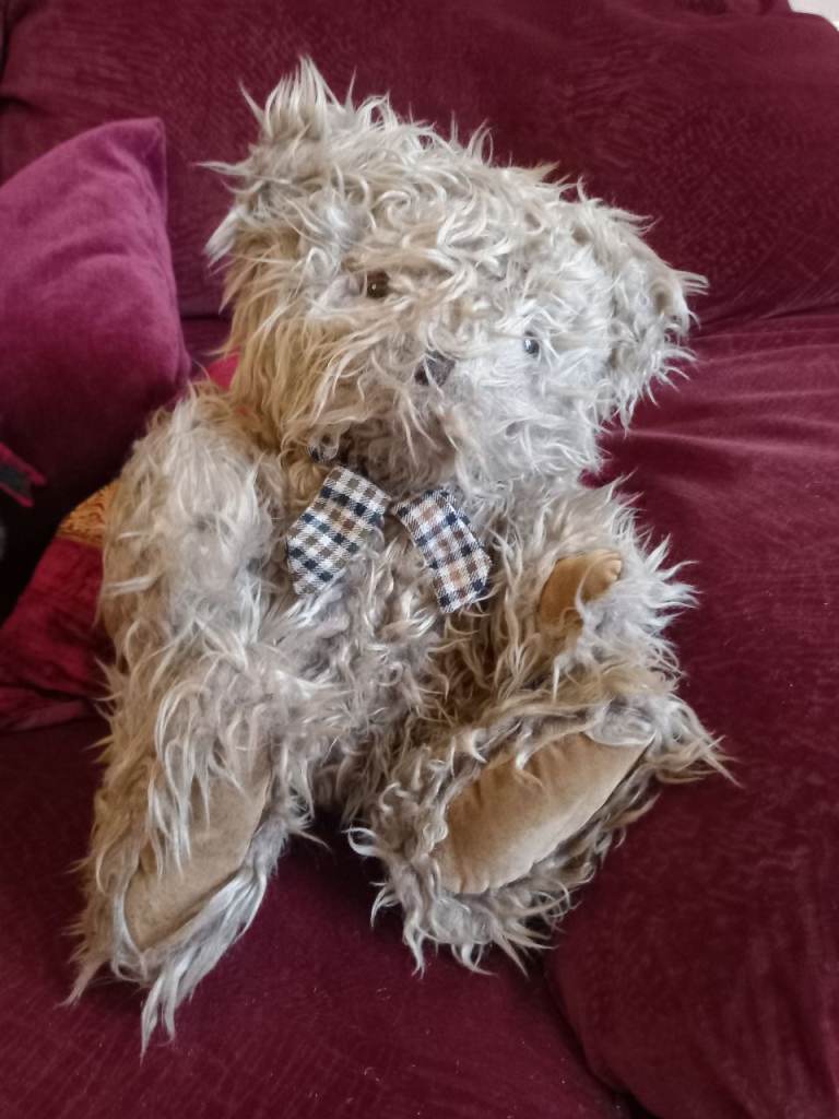Old teddy bear.