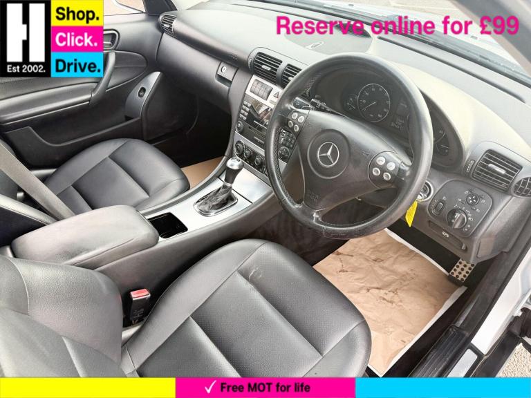 2006 Mercedes-Benz C Class 1.8 C180 Kompressor Avantgarde SE Saloon 4dr Petrol Automatic (193 g/k...