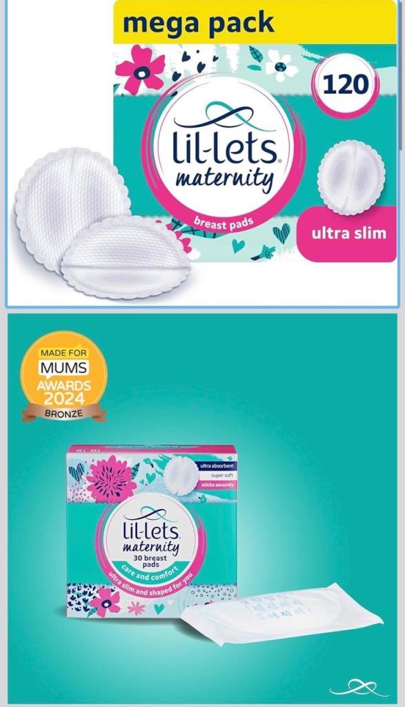 Lil-Lets Maternity Breast Pads - 120 Ultra Slim Mega Pack