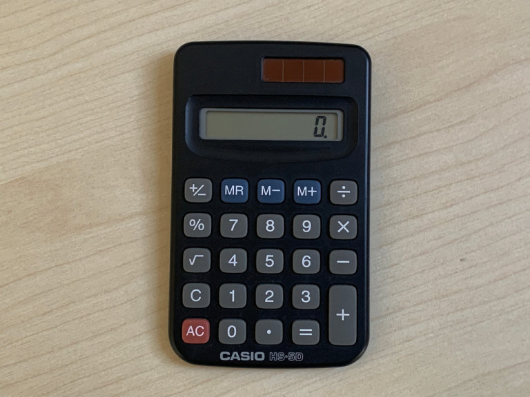 Calculator from the 1980's..