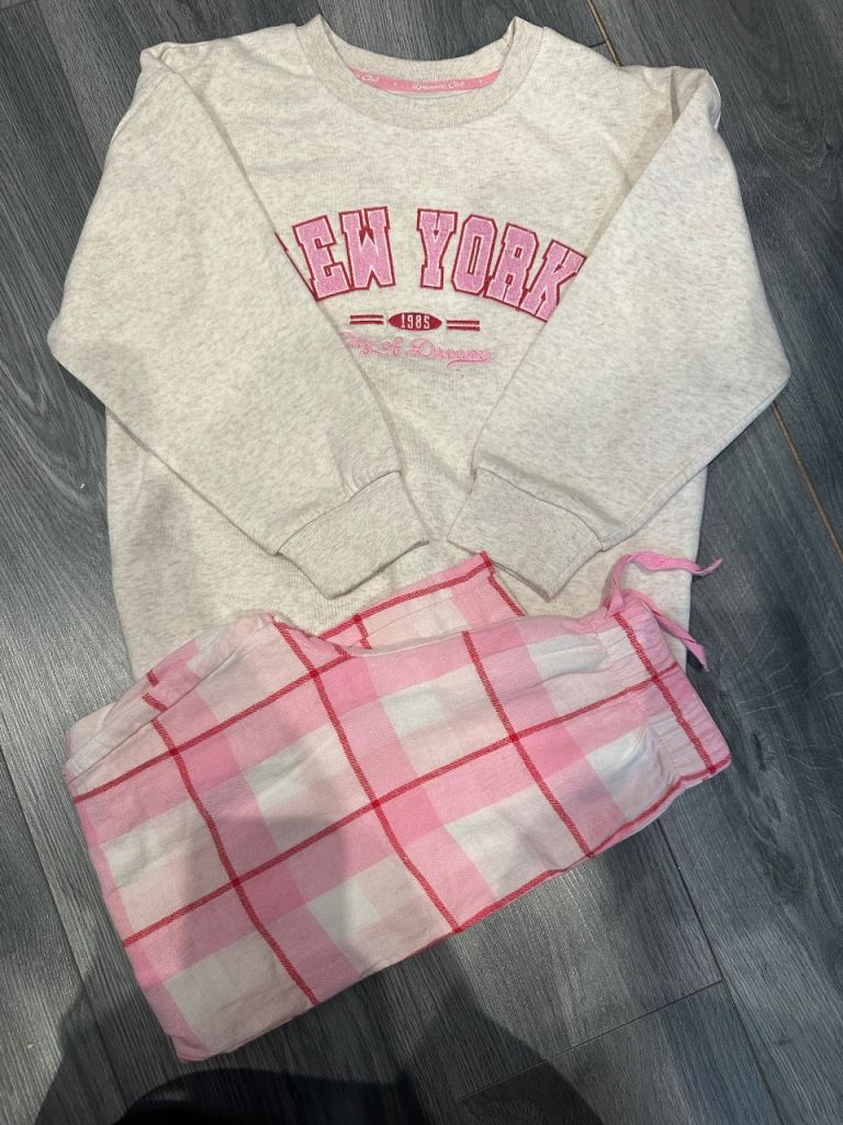 Primark Dreamers Club Pyjamas – Kids 7-8 Years, Good Condition