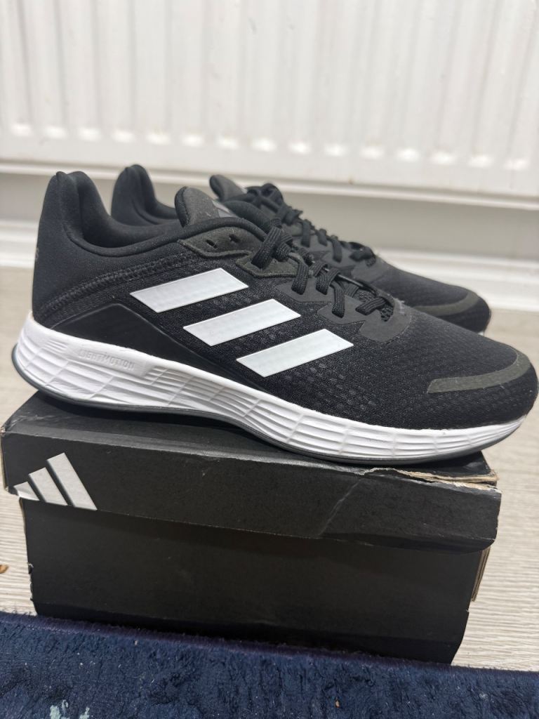 Adidas Black Trainers UK Size 6 - Brand New