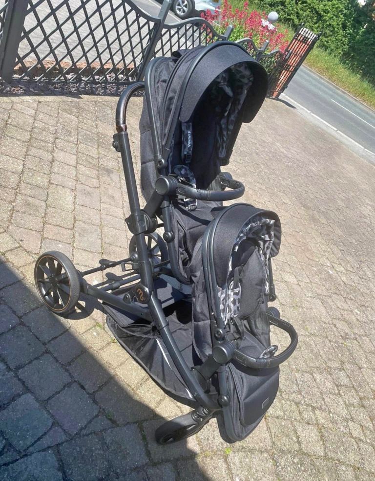 My Babiie 2-in-1 Double Pushchair 