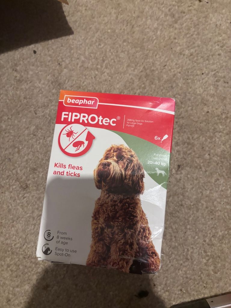 6 flea treatments for dogs 20-40kg