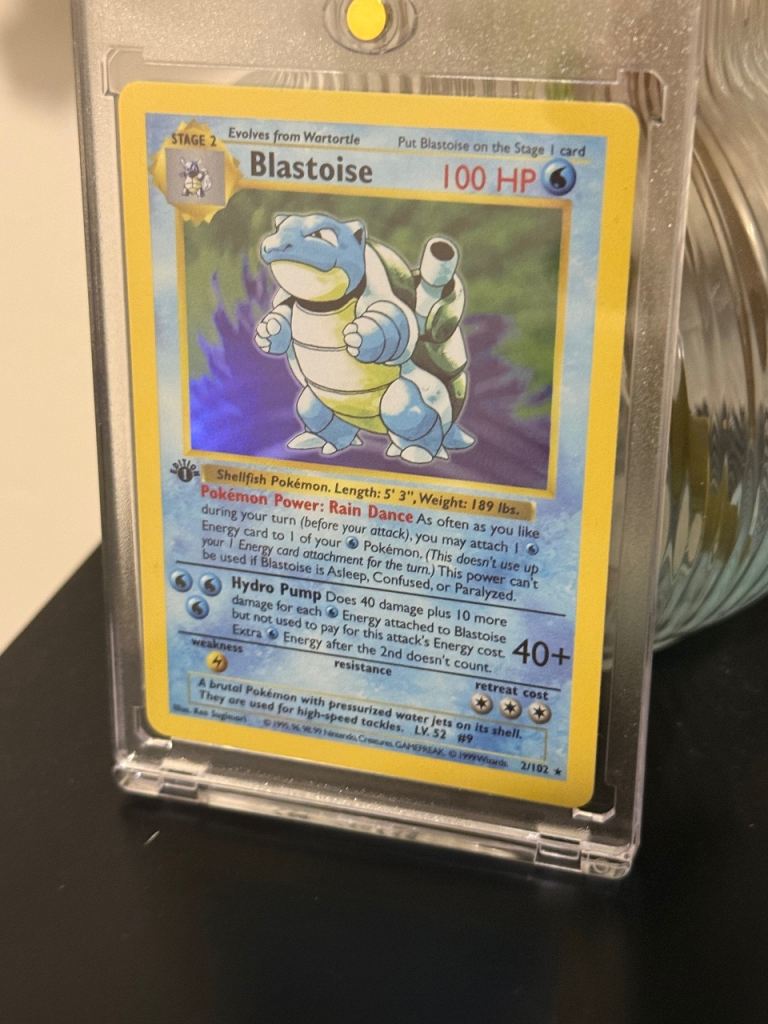 Pokemon 1st edition blastois 