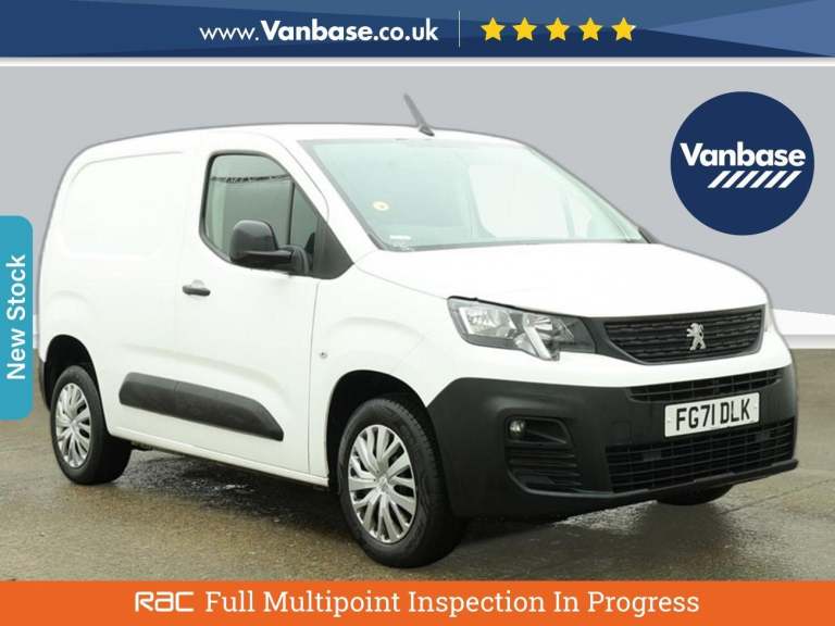 2021 Peugeot Partner 1.5 BlueHDi 1000 Professional Premium Standard Panel Van 5dr Diesel Manual  ...
