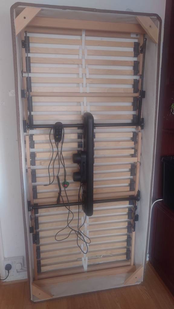 Adjustable Electric Bed Base with Remote Control and Legs
