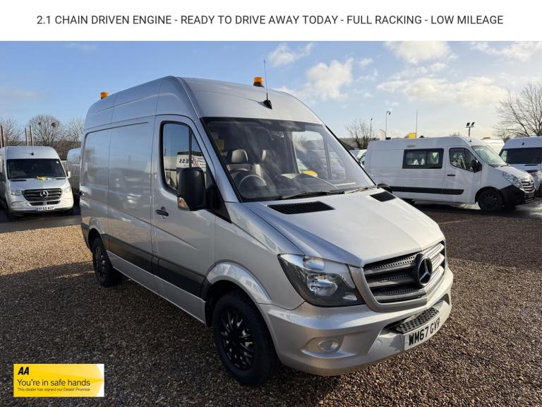 2018 Mercedes-Benz Sprinter 2.1 313 CDi BlueEFFICIENCY Panel Van 4dr Diesel Manual RWD L1 H3 (211...