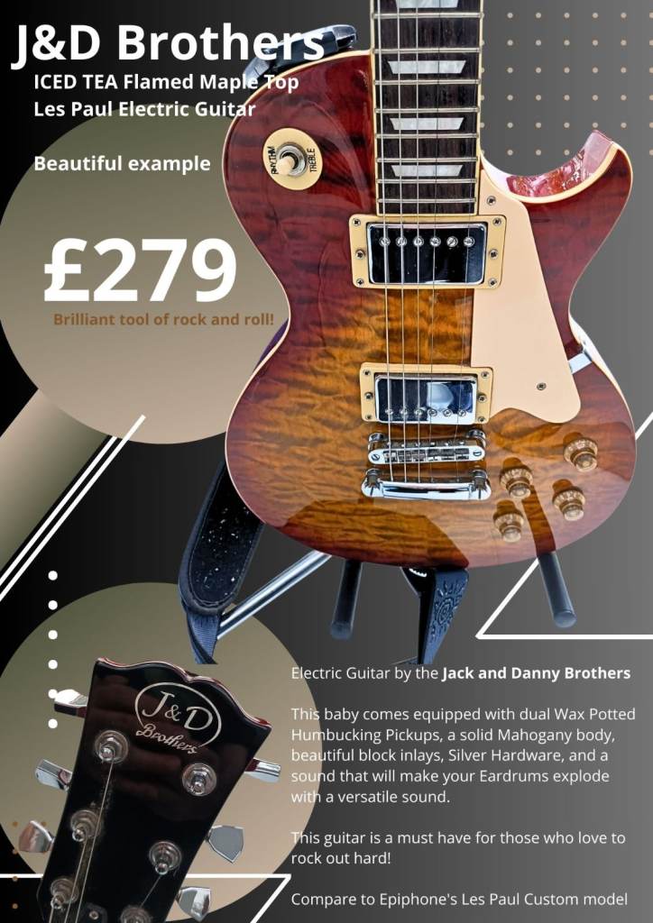 Epiphone, Tokai, Les Paul, J&D Brothers Electric Guitar