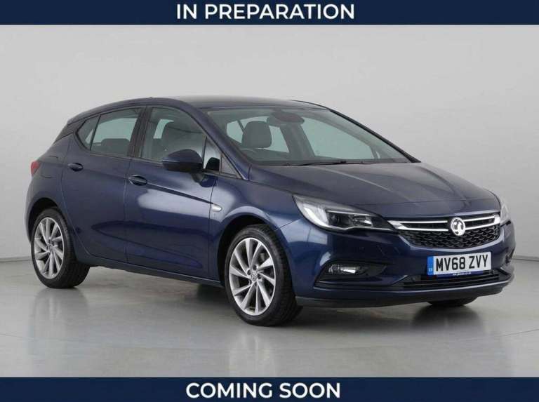 2019 Vauxhall Astra 1.6 CDTi 16V 136 Tech Line Nav 5dr HATCHBACK DIESEL Manual