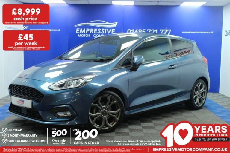 2020 70 FORD FIESTA 1.0T ECOBOOST MHEV ST-LINE EDITION HATCHBACK 3DR PETROL MANU